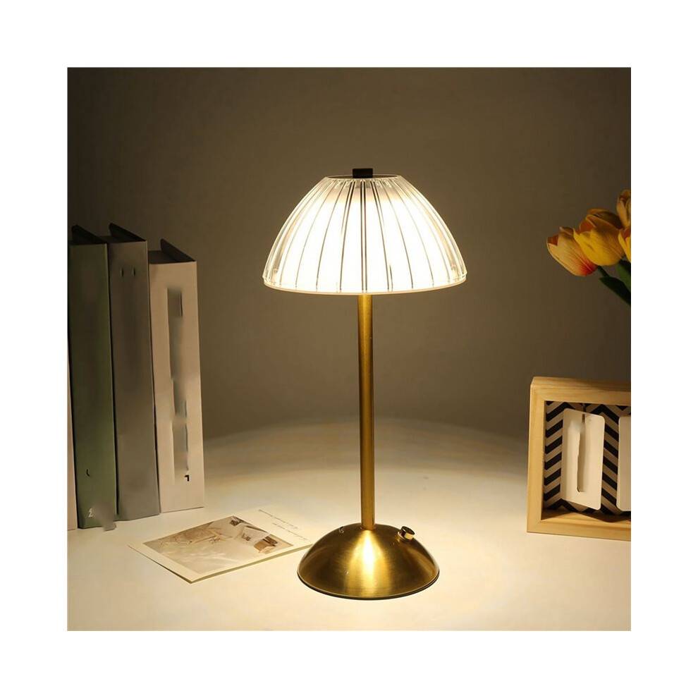 2X LED Desk Lamp with Touch Sensor, Type-C USB Rechargeable for Bedroom and Study