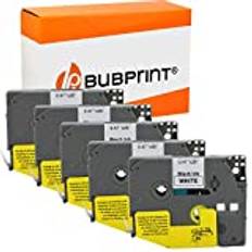 Bubprint TZE231 5 tejp kompatibla som ersättning för Brother TZE-231 TZE 231 för Brother P-Touch H101gb H101c H100lb H100r H101 H105 H100 H107b D400 D200 D600 vp E110 E550wvp P750w P700 1000 1010