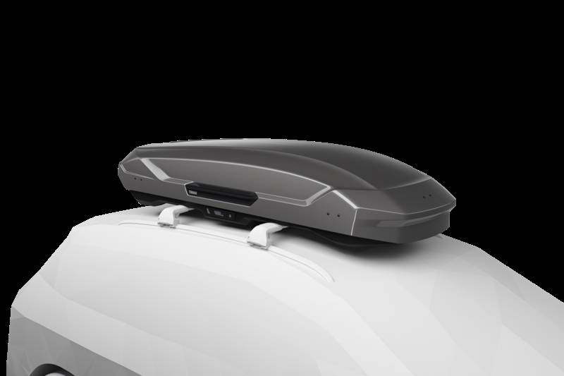 Thule Motion 3 XL tagboks i Shiny Titan.
