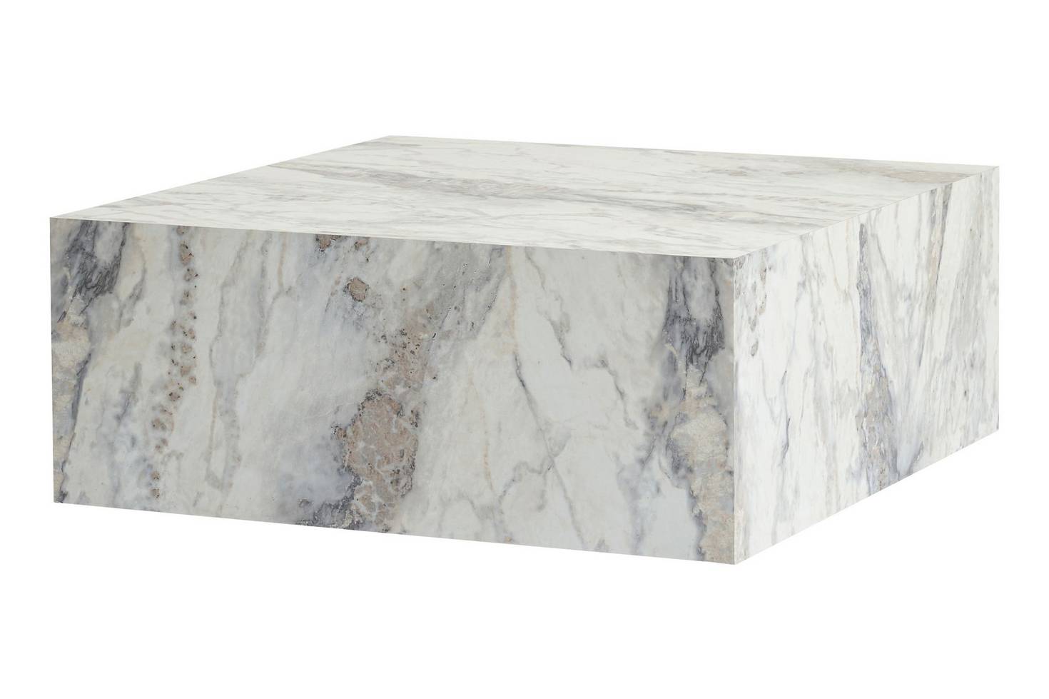 Norda Design modernt soffbord, 90 x 35 x 90 cm | 100 % MDF, 18 mm tjock | Stilren och funktionell design