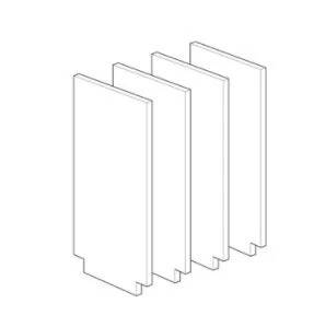NIBE Luftfilter Universalfilter G4 4-Pack