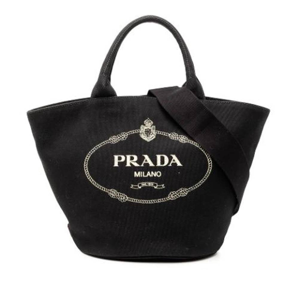 Prada Vintage Pre-owned Satchel - Vintage - Dame - Sort - ONE SIZE - Uld