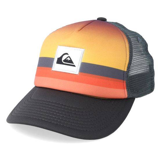 Quiksilver - Orange trucker Keps - Kids Sets Coming Orange/Charcoal Trucker @ Hatstore