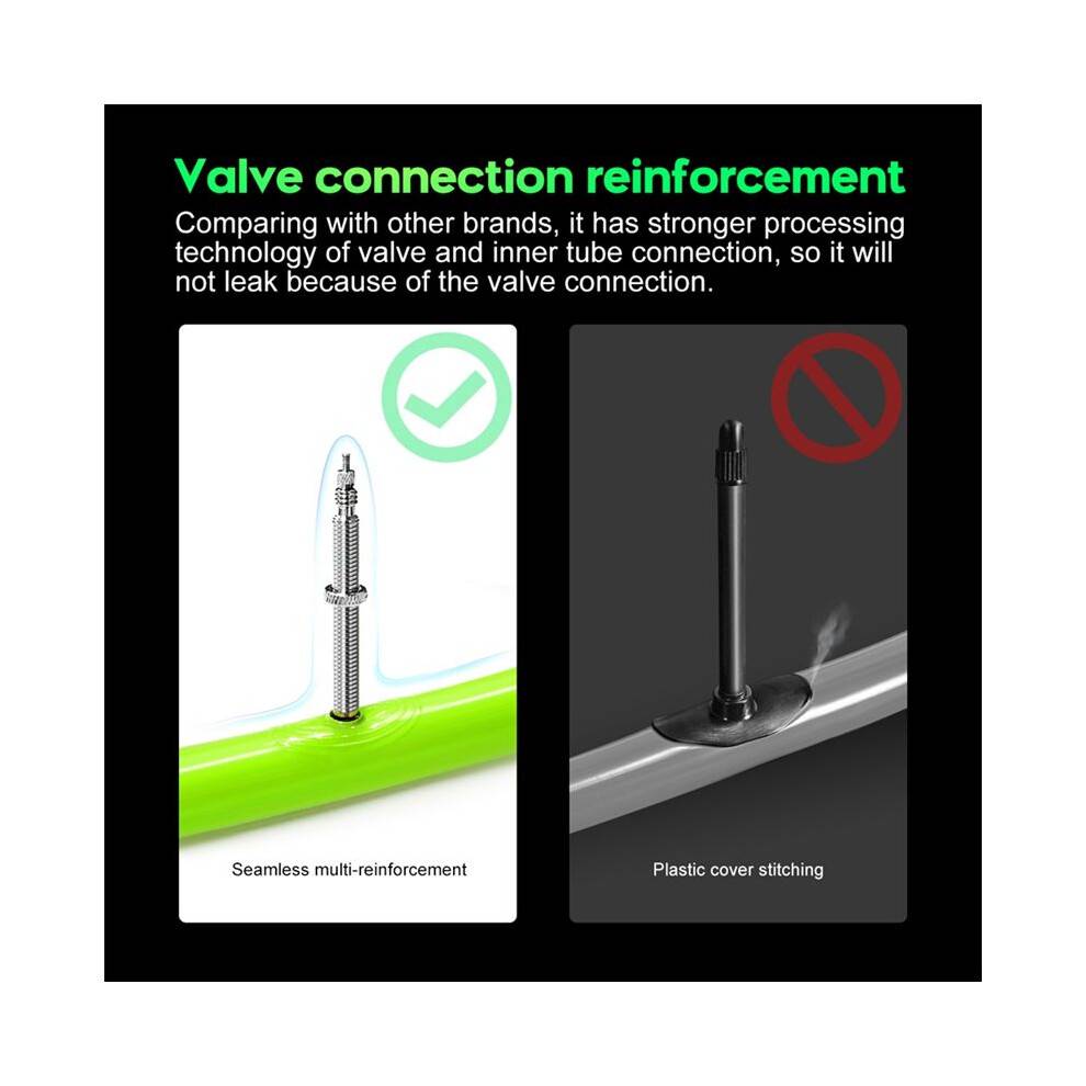 Suitable for 700X18/28C Road Bike Tire Inner Tube 45mm Length Presta Valve Ultra-Light 26g TPU Bicycle Inner Tube
