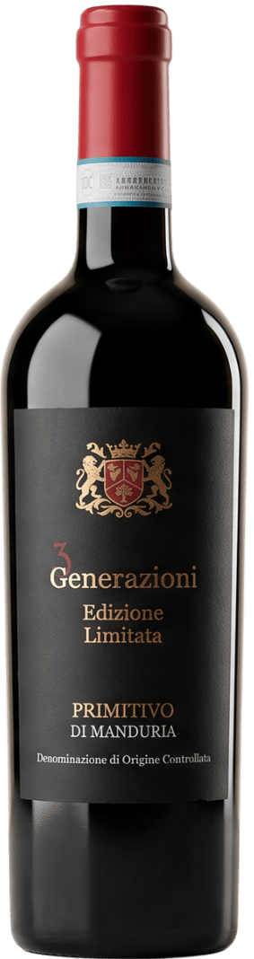 3 Generazioni Edizione Limitata Primitivo di Manduria DOC 2025