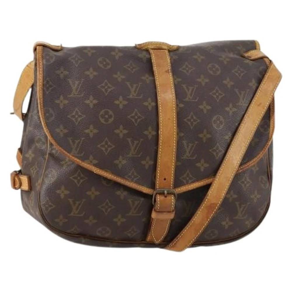 Louis Vuitton Vintage Pre-owned Vintage Canvas Crossbody Taske - Vintage - Dame - Brun - ONE SIZE -