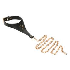 Master Series Captivate Collar with Body Chain Black