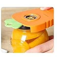 Yusat burköppnare multifunktion burköppnare plastflasköppnare få lock enkelt köksredskap morotsdesign