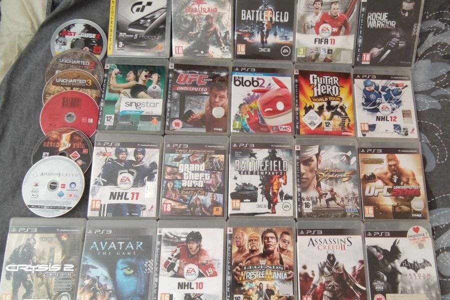 PS3 Spelpaket - 25 spel