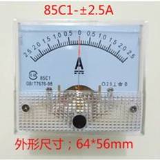 85 c 1 dc -2.5a till +2.5a klass 2.5 noggrannhetspanelmonterad analog amperemätare