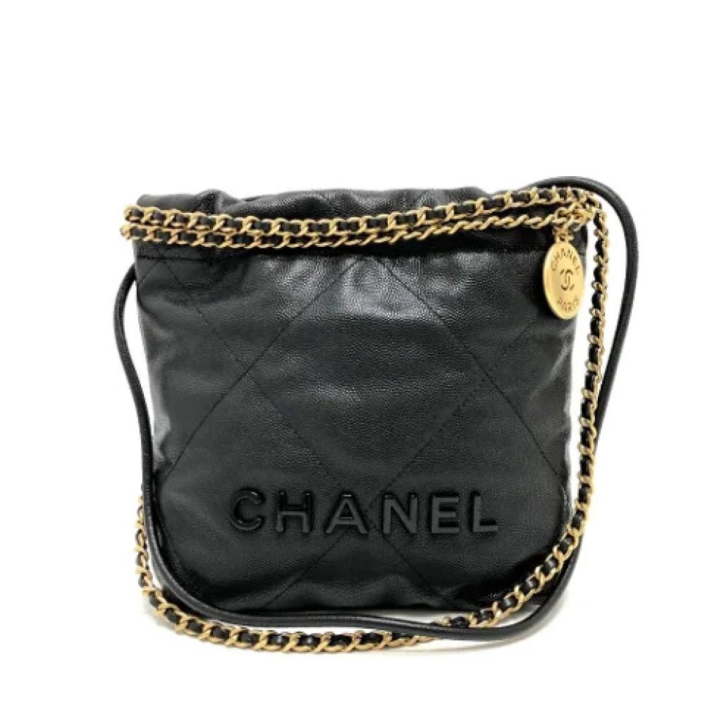 Chanel Vintage Pre-owned Laeder chanel-tasker - Vintage - Dame - Sort - ONE SIZE -