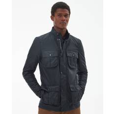 Barbour Corbridge Mens Wax Jacket Colour: Navy/Classic, Size: M