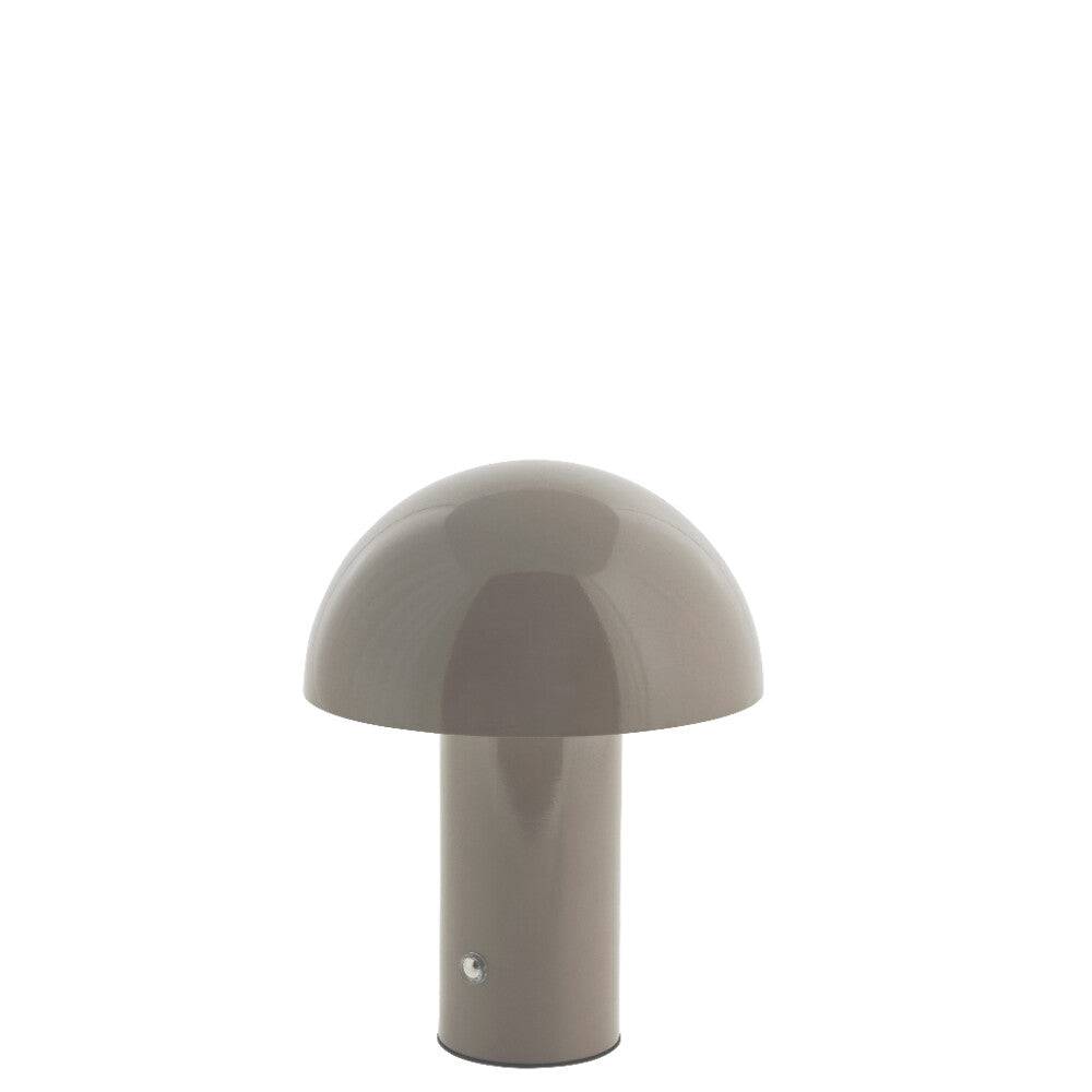Nessina trådløst transportabel LED lampe H19 cm. brun