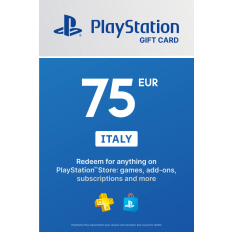 PlayStation Network Card 75 EUR (IT) PSN Key Italy