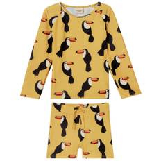 Kuling Rhodes Mönstrat UV-set Med Tukaner Harvest Yellow 86/92 cm  Gul  86/92 cm  Unisex