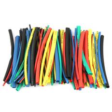 100pcs 5 Sizes 5 Color 100mm Heat Shrink Tube Wire Cable Insulated Sleeving