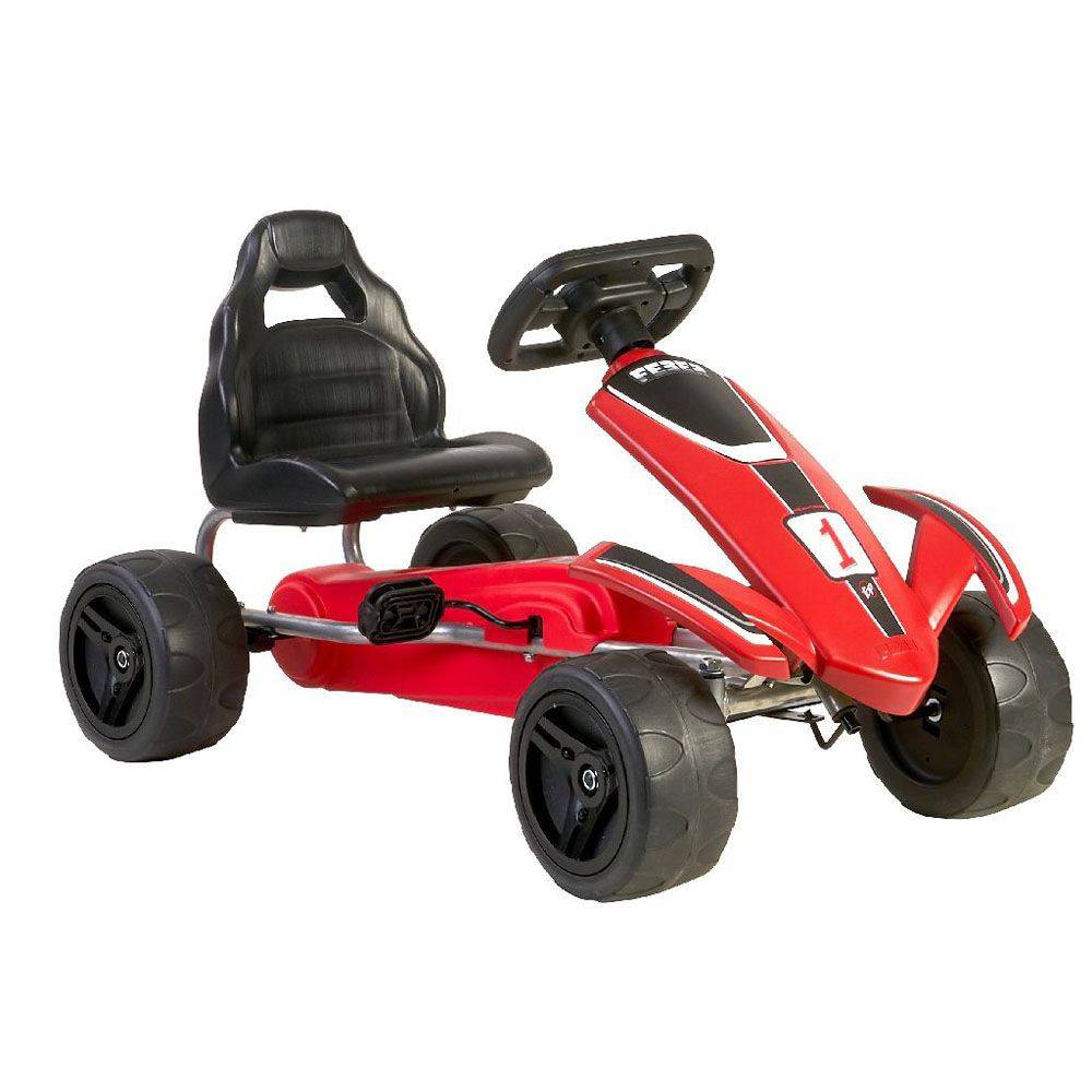 Feber Pedal Gokart Rød Go-kart til Børn 18815