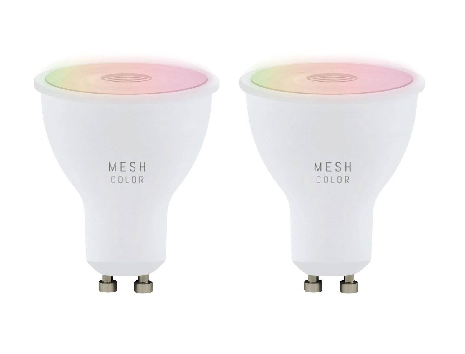 EGLO - Connect-Z GU10 Smarta Lampor – RGB + Justerbar Vitton (2-pack, Zigbee & Bluetooth) - Bundle