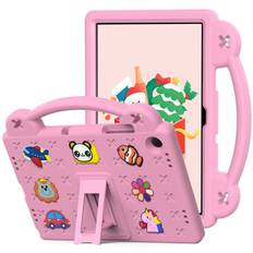 Barnskal med figurer och ställ Samsung Galaxy Tab A9 Plus rosa