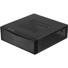 Praktisk värd horisontell dator fall kontor 2.0 usb mini itx hem chassi spel metall strömförsörjning htpc skrivbord