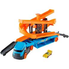 Hot Wheels Leksakslastbil med Bilbana