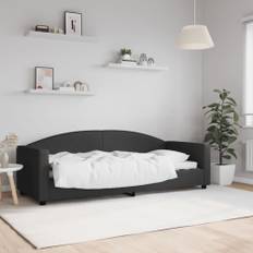 Dagbädd svart 80x200 cm tyg