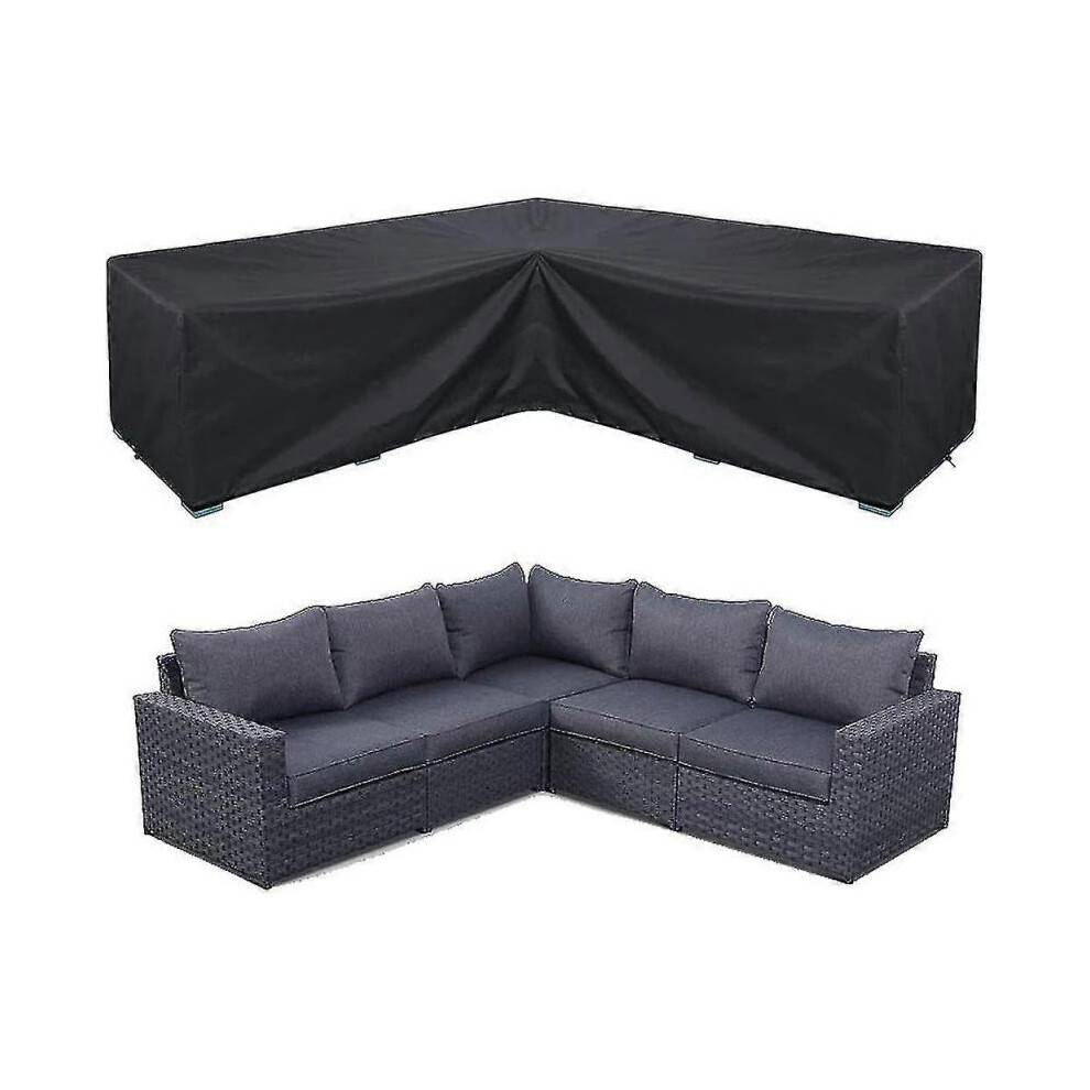 (286*222*82cm) Corner Sofa Cover Waterproof Garden Furniture Set Cover Outdoor Sectional Furniture Cover