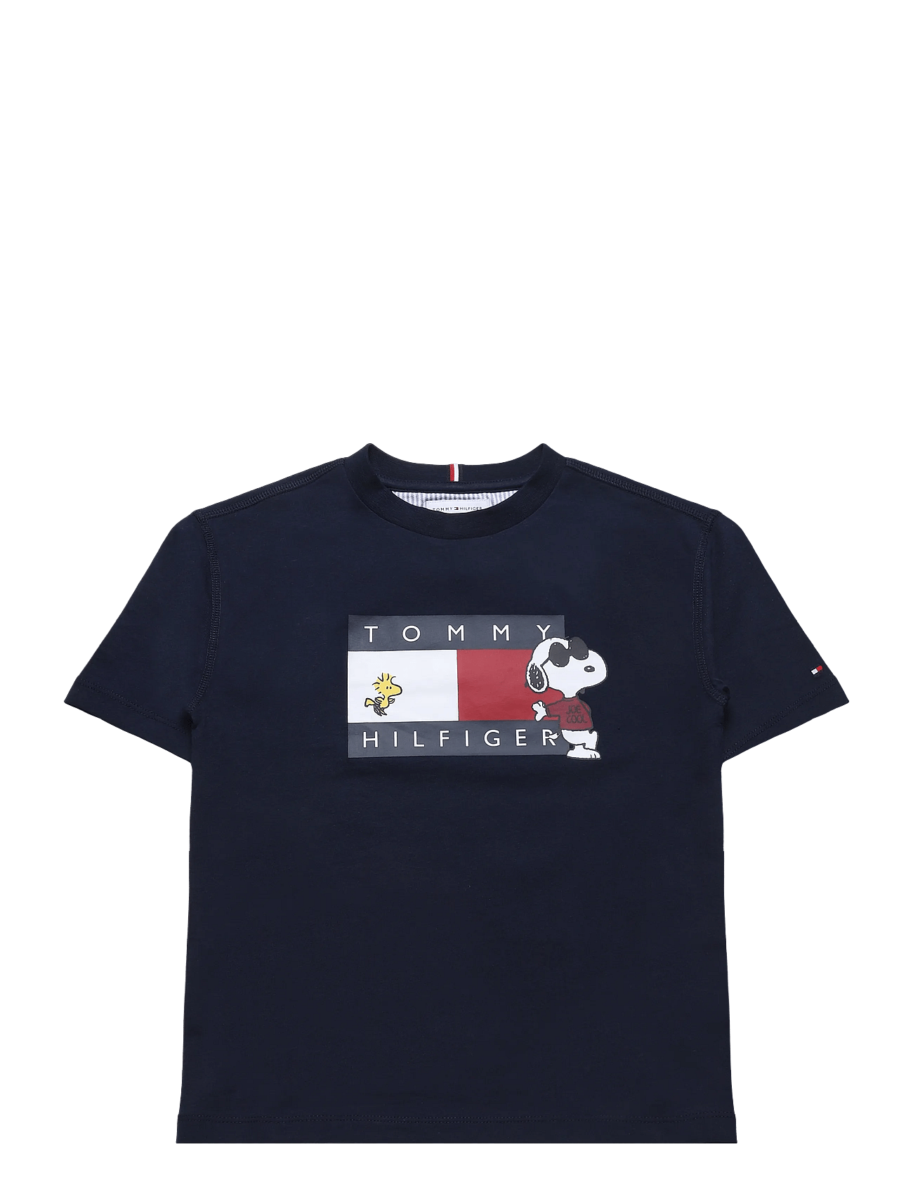 Tommy Hilfiger Peanuts Graphic Tee Ss - Navy - 128