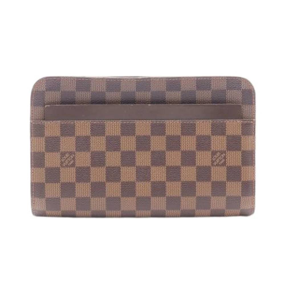 Louis Vuitton Vintage Pre-owned Clutch Taske - Vintage - Herre - Brun - ONE SIZE - Læder