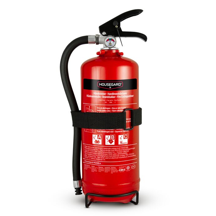 Pulversläckare  2 kg PE2HR-A Housegard