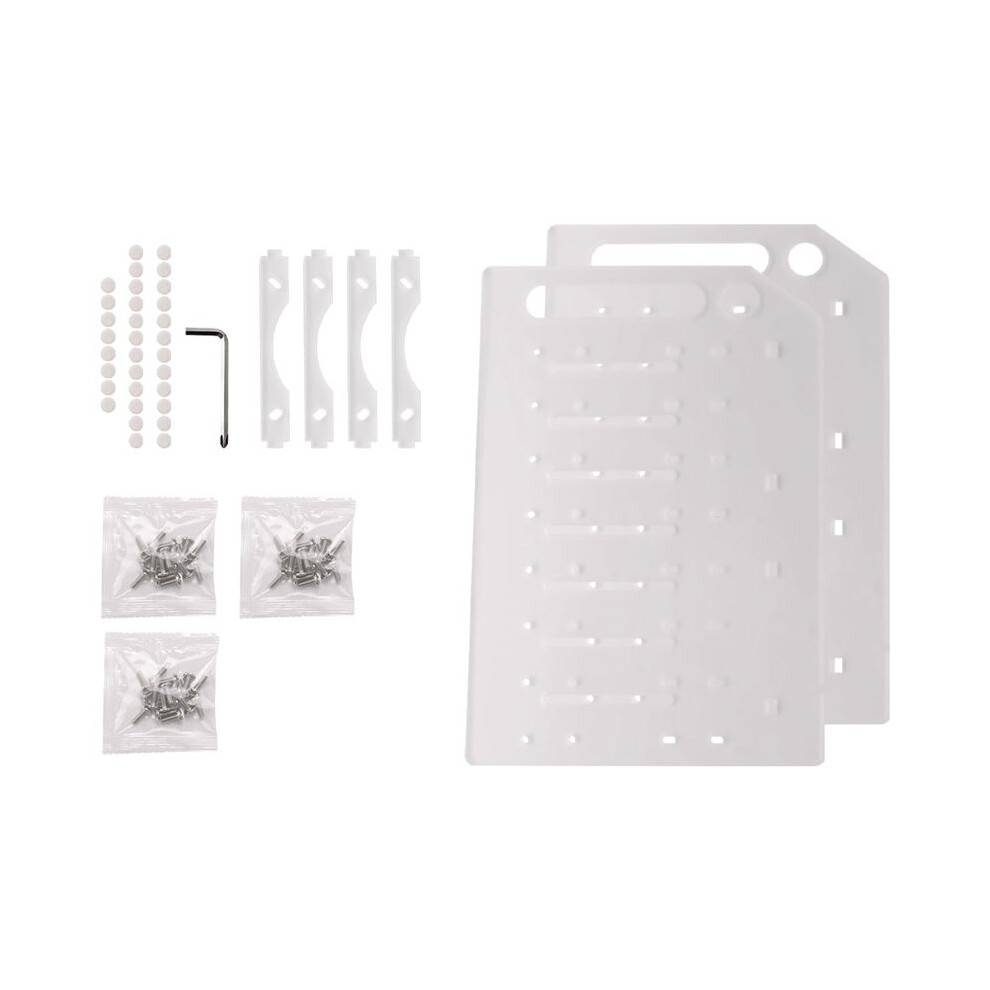 3.5 Inch HDD Hard Drive Cage 8X3.5 Inch HDD Cage Rack DIY Hard Disk Case for BTC Mining Computer Storage Expansion