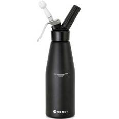 N2O Kitchen Line piskefløde sifon SÆT + 3 spidser 0,98L - sort