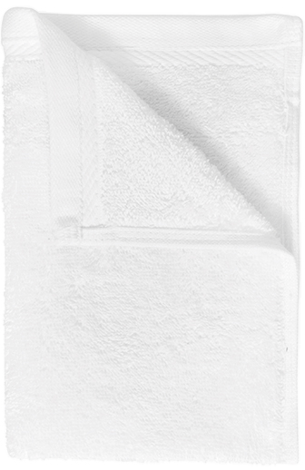 The One Towelling Økologisk Gæstehåndklæde 30X50 Cm - Hvid - 30x50 cm