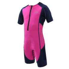 Aqua Sphere Stingray HP2 Short Sleeve Neoprenanzug Kinder pink navy