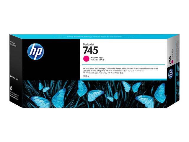 Bläckpatroner HP F9K01A 745 Magenta