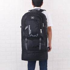 Men's Backpacks Outdoor Mountaineering Bags Men's Backpacks for Large-capacity Travel Long-distance Travel Luggage Office Laptop Bag svart