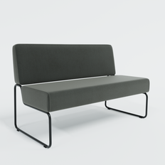 Soffa Play - Modul 130 cm, Tyg Nevotex Eros Trend 37 - Antracitgrå