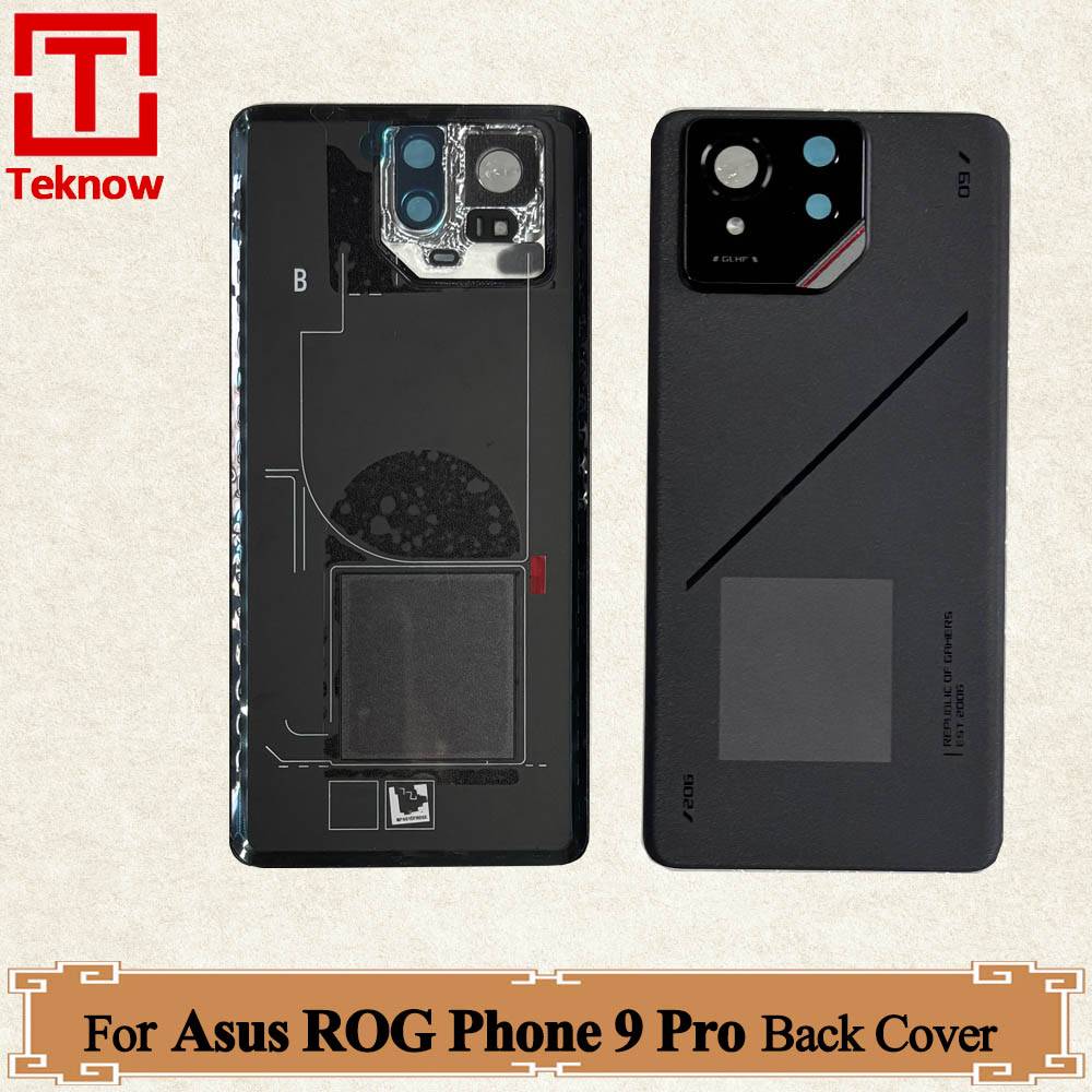 AAA+ quality Back Cover For Asus ROG Phone 9 Pro Back Battery Cover Housing Case Rear Door For ROG 9 Pro Back Cover Replacement