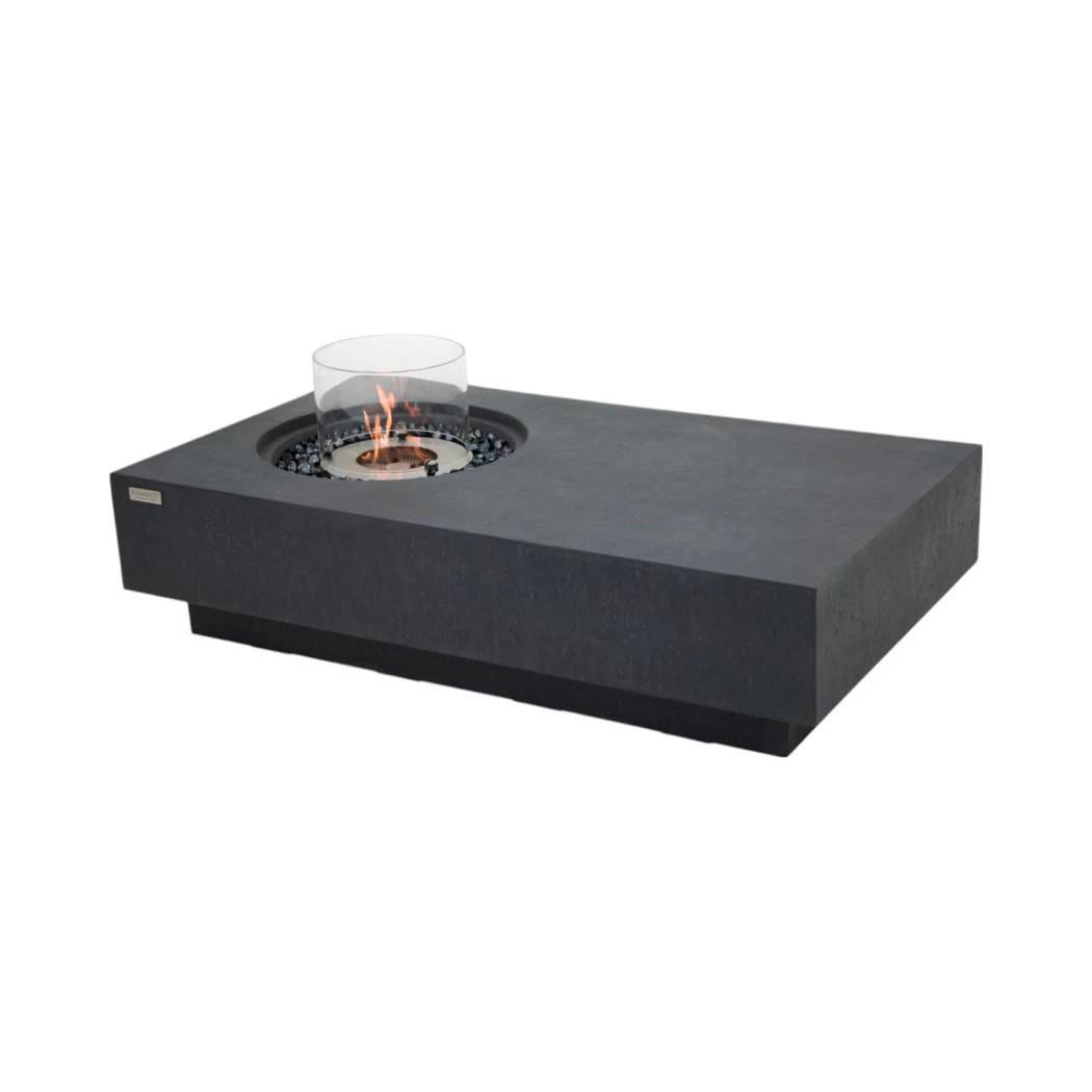 Metropolis Bioethanol Eldbord – Skiffer Svart | Etanolkamin-shop.se