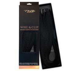 Poze Hairextensions Poze Standard Äkta Löshår Flip & Go 50cm Midnight Black 1N