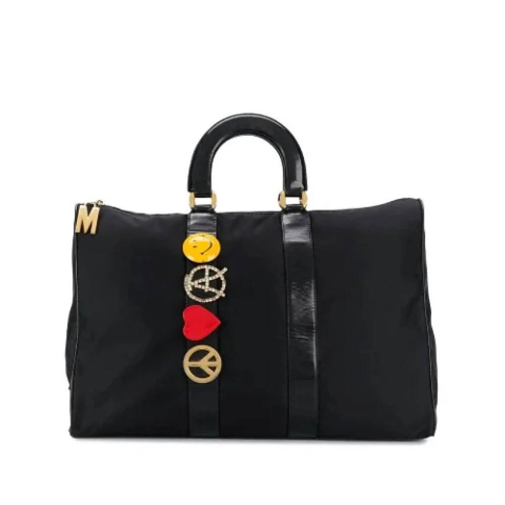 Moschino Pre-Owned Pre-owned Laeder hndtasker - Vintage - Dame - Sort - ONE SIZE - Uld