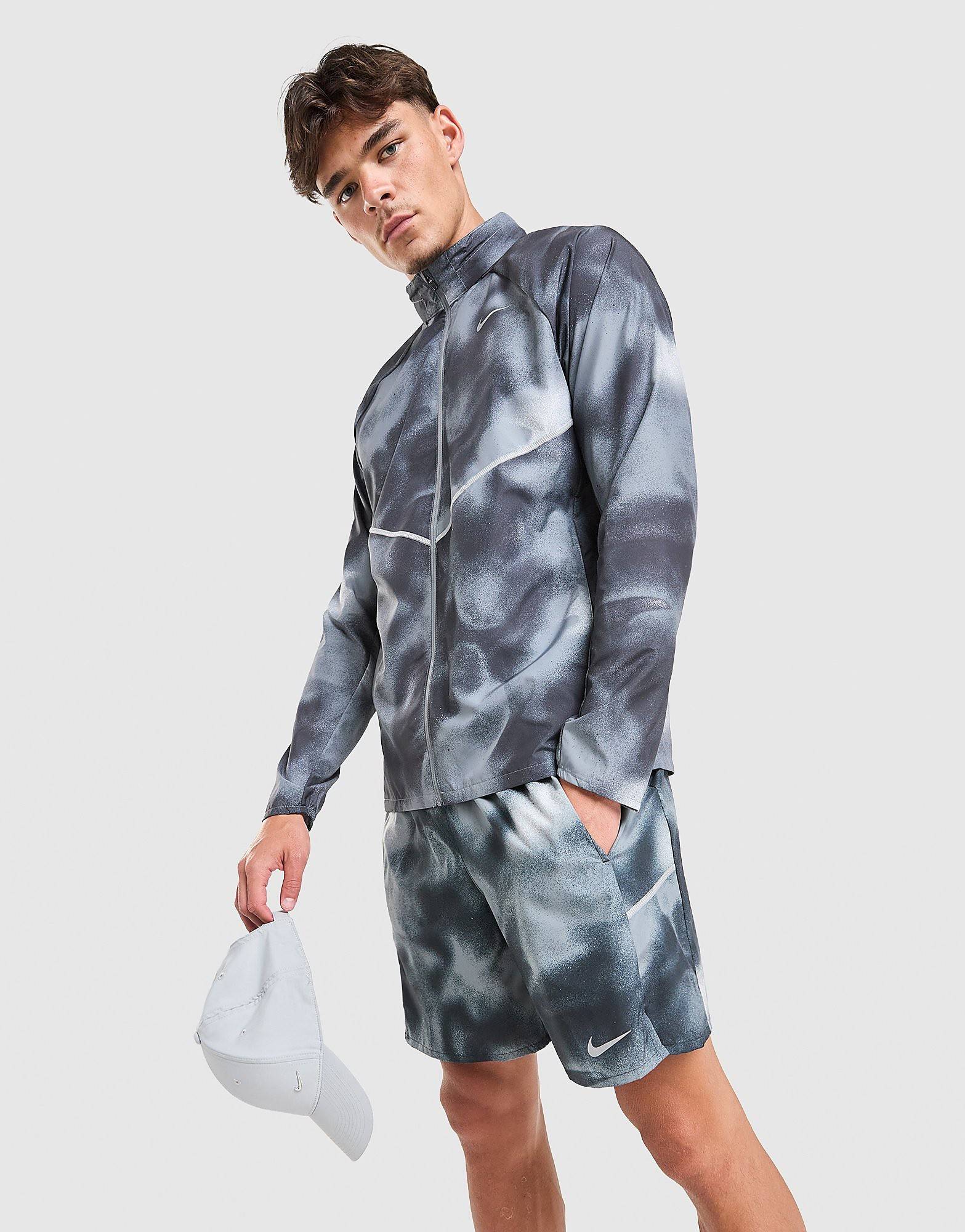 Nike Miler All Over Print Jacket, Grå