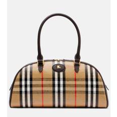 Burberry Highlands coated jacquard tote bag
