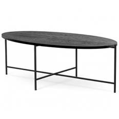 Monza Soffbord 140cm Ellips Svart