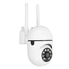 Säkerhetskamera Trådlös Utomhus, Mini PTZ Wifi IP Cam Indoor Hem Övervakningskamera, 360° Pan Tilt Kamera med Färg Night Vision Tvåvägs Ljudrörelsedetektion