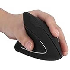 Ergonomisk Vertikal Mus för Vänster Hand, 2,4 GHz Trådlös USB-anslutning, Optisk Mus för Dator, Bärbar Dator
