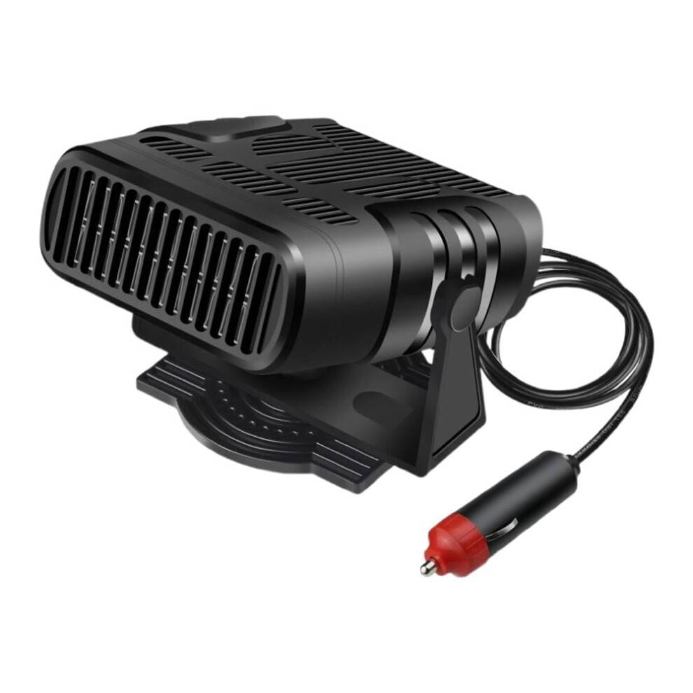 Bilvarmer og defroster 12V/24V 120W bærbar med 360