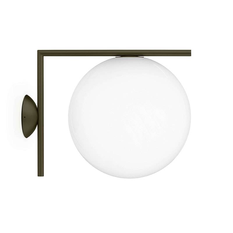 Flos IC Lights C/W2 outdoor vägg-/taklampa djup brun