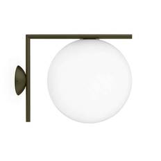 FLOS IC Lights C/W2 outdoor vägg-/taklampa djup brun