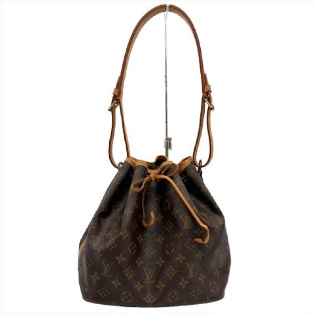 Louis Vuitton Vintage Pre-owned Petit Noé Skuldertaske - Vintage - Dame - Brun - ONE SIZE - Uld